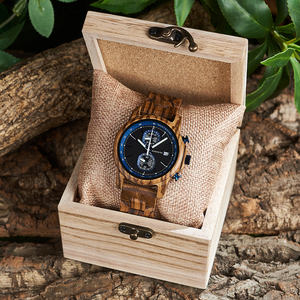Men's Luxury Eco-Friendly <b>Wooden</b> Quartz <b>Watches</b> Custom Logo Lightweight with Unique Texture Pointer Fashionable Hot Selling - Product Image 2