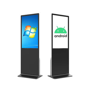 Affichage numérique sur pied HONGNUO de qualité commerciale, 32 à 86 pouces, écran LCD intérieur ultra clair, brancher et utiliser, grand angle de vision - Product Image 2