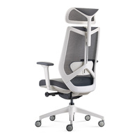 Chaise de bureau ergonomique en maille en forme de Y, respirante, pivotante, avec support lombaire pour la zone de travail et d'étude