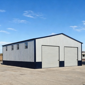 مبنى مستودع بهيكل فولاذية مسبقة الصنع عالي الجودة ، ورشة صناعية بتصميم حديث مع هيكل معدني - Product Image 3