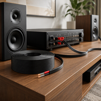 Kabel Speaker Multi-Zone 8 Inti 18 AWG Berkinerja Tinggi, Kabel Sinyal OFC untuk Sistem Musik Latar Komersial dan Audio Bangunan