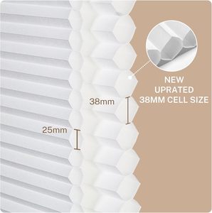 Phong cách mới an toàn và bền hiệu quả màu đen ra ánh sáng và nhiệt làm giảm tiếng ồn tổ ong Rèm cho văn phòng - Product Image 5