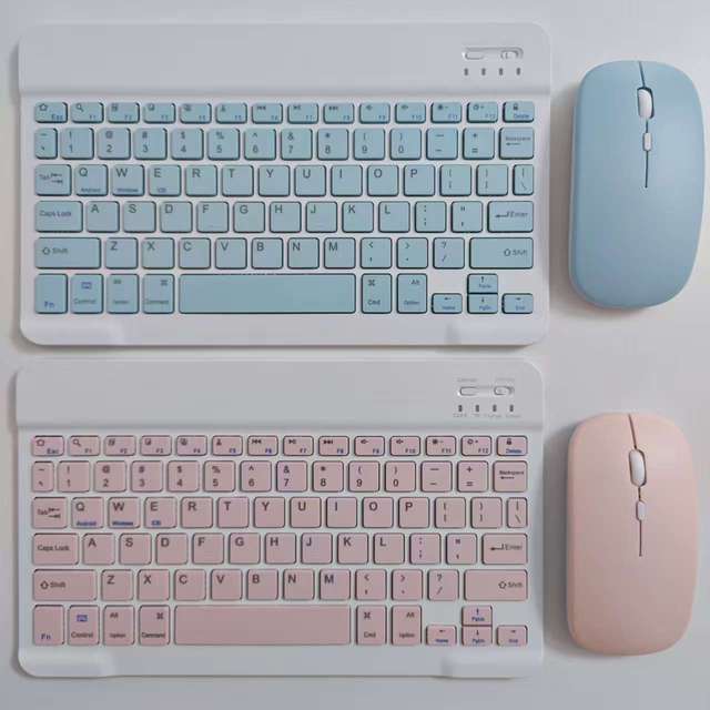 Top Seller 2.4G Wireless Rechargeable Slim 10 Inch Quiet Click Keyboard Mouse Combo Full-Sized Kit for Desktop Laptop Computer