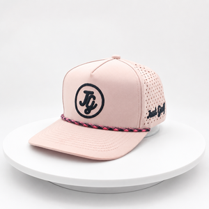 Gorra de Golf Impermeable de 5 Paneles con Perforación Láser, Bordado 3D Personalizado OEM, Nailon Transpirable, Deportiva, Unisex, de Secado Rápido para Exteriores - Product Image 4