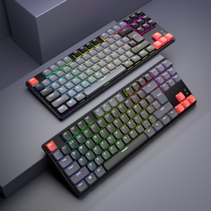 Ultra-Slim Low Profile 75% Layout Wired USB Type-C Mechanical 61 Keys RGB LED Backlit <b>Gaming</b> for Gateron Brown Switch 75% Wires - Product Image 2