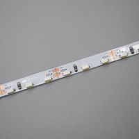 Bande LED ultra-étroite 5 mm 3014 à émission latérale 12V 120 LED/m IP20 découpable auto-adhésive dimmable avec télécommande pour éclairage décoratif de voiture