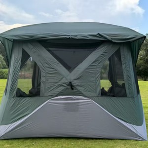 Tente Oxford automatique à quatre coins, monocouche, imperméable, pare-soleil, coupe-vent, grand espace, portable, universelle, pour camping rapide - Product Image 6
