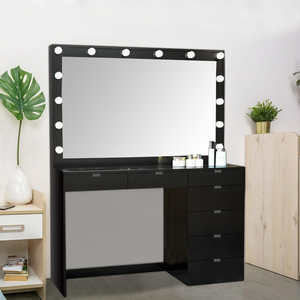 Runwood beside Cabinet <strong>Cheap</strong> Apartment Vanity <strong>Mirror</strong> Custom Vanity <strong>Mirror</strong> Lighted Metal Knobs Makeup Table Set With <strong>Mirror</strong> - Product Image 4