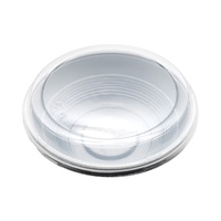 Bol en Plastique Rond Jetable pour Ramen avec Couvercles, Noir et Blanc, à Emporter, avec Logo Personnalisé