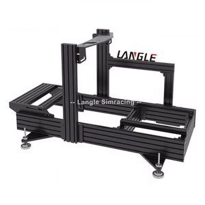Simulateur de mouvement Profil en aluminium 3090 Jeu Simulateur de conduite Support de siège de volant Chaise <span class=keywords><strong>Simracing</strong></span> Sim Rig DIY Sim Racing - Product Image 2