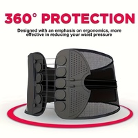 Ceinture lombaire ajustable pour hernie discale, soulagement de la douleur sciatique, récupération après la gym et le travail, personnalisable