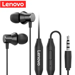 Novo preço barato para atacado consumidor de tecnologia eletrônica lenovo hf130 fone de ouvido com fio para itens de promoção de computador