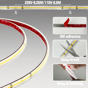 Tira de Luz LED COB de Alto Voltaje, Direccionable, Sin Controlador, Flexible, Cortable, CRI80, 3000K, 4000K, 6000K - Product Image 3