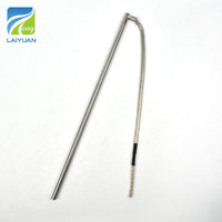 Cartouche chauffante électrique industrielle Laiyuan haute densité 208V diamètre 10mm en forme de L pour moule d'injection