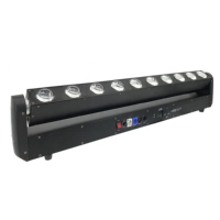 Barre de lavage Led mobile 4 en 1, projecteur de scène disco, équipement de dj, de concert, 10 pièces x 40W RGBW