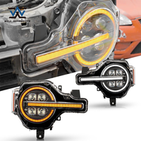 Pièces de rechange tout-terrain 4x4 de haute qualité LED Drl noir antibrouillard ABS antibrouillard pour Bronco raptor 2021-2023