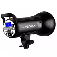Kit de Iluminación de Estudio Godox SK400II 400Ws con Soportes de Luz, Disparadores, Softbox, Set de Iluminación para Fotografía de Estudio