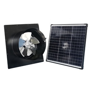 40W Năng Lượng Mặt Trời Gable Attic Quạt Thông Gió Treo Tường Với Split Monocrystalline Solar Panel Cáp Mở Rộng Cho Ngôi Nhà - Product Image 1