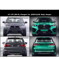 Kit Carrosserie Complet SJC Auto pour BMW X5 E70 2008-2013, Amélioration Style G05 X5 F95 X5M 2024, Accessoires Style M-Tech pour Kit Carrosserie BMW