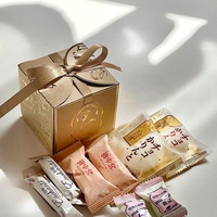 Boîtes d'emballage en papier pliables en gros, petites boîtes de luxe pour bonbons, chocolats, cadeaux de mariage, boîtes en carton pour invités
