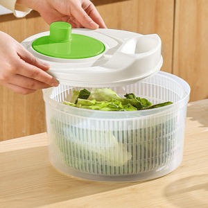 Escurridor de ensalada, cesta para lavar verduras, herramienta de cocina con tapa para limpiar y secar productos frescos - Product Image 5