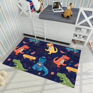 <span class=keywords><strong>Tapis</strong></span> de jeu pour garçon, motif forêt et dinosaures, en polyester, pour la maison, les pique-niques et le camping - Technique touffetée - Product Image 6