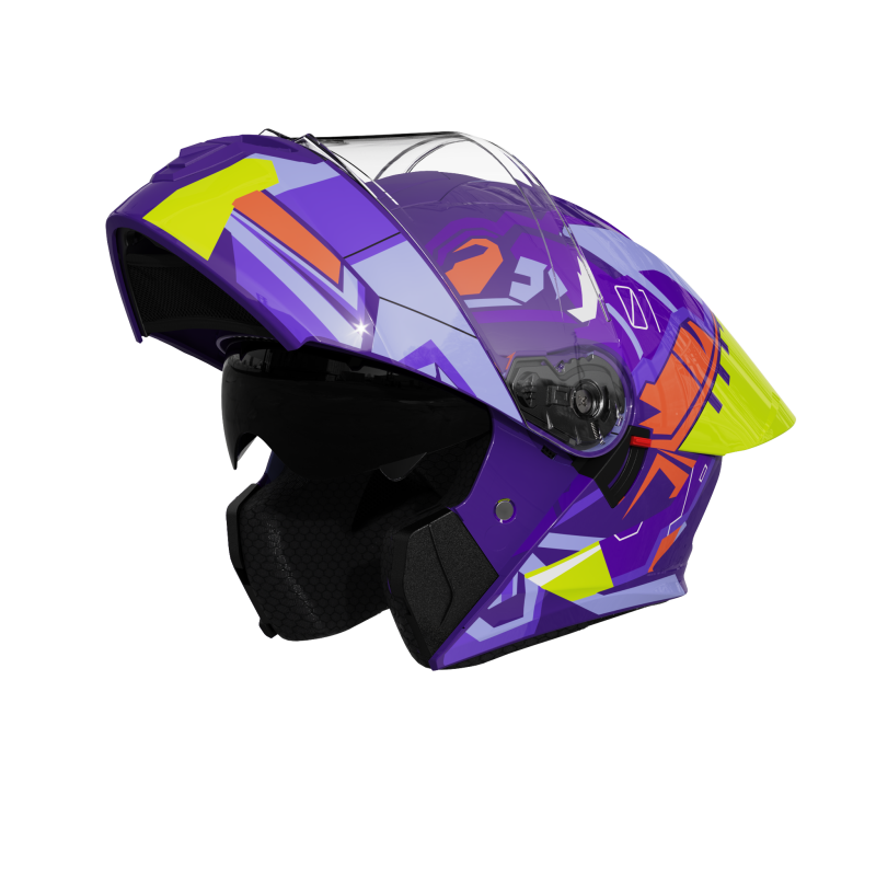 Mecha púrpura