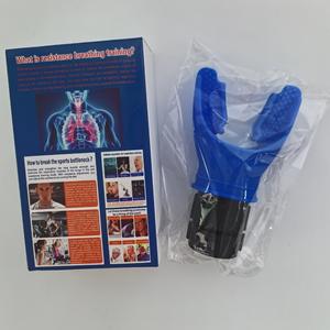 Color Box Portable <span class=keywords><strong>Breathing</strong></span> Trainer Exerciseur de capacité pulmonaire avec embout buccal pour l'entraînement respiratoire abdominal BPCO - Product Image 1