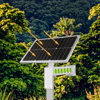 Caméras de sécurité professionnelles, kit panneau solaire et batterie DC12V, système d'alimentation solaire 40W 20AH, IP66, anti-vandalisme, garantie de 2 ans