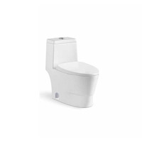 Ensemble de cuvette de toilette Wc en céramique blanche Siphon monobloc de haute qualité