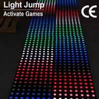 Lampe de sol carrée Pixel - Utilisation extérieure, matériau en alliage et aluminium, 500x500x60mm