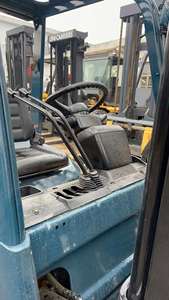Chariot élévateur hydraulique diesel mini 1,5T d'occasion, longueur de fourche 1220 mm, adaptabilité tout-terrain pour travaux de terrassement et de construction - Product Image 6