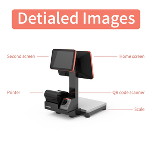 Customization Self-Service Double Touch Screen <strong>POS</strong> Weighing 15.6 Inch <strong>Point</strong> <strong>of</strong> Sale System All-in-one Electric <strong>Scales</strong> <strong>Supplier</strong> - Product Image 5