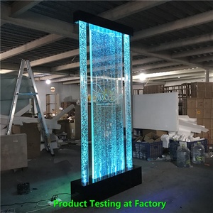 Colonnes à bulles d'eau LED d'intérieur avec étagères à bouteilles - Product Image 5