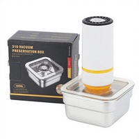 Boîte à lunch électrique transparente sous vide en acier inoxydable 316 Yolecen |   Conservation au réfrigérateur