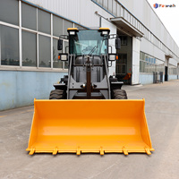 Mini-chargeuses sur pneus de haute qualité de 1,0 tonne, compactes, petites, articulées, pour jardin, à vendre, mini-tracteur chargeur