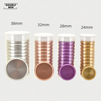 Anneaux de reliure ronds en métal doré rose en gros, personnalisables, pour carnets et agendas