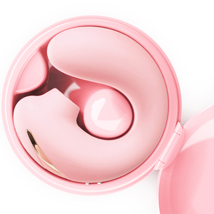 Vibrador de Doble Cabezal con Succión para Mujeres, con Succión Clitoriana y Vibración de Punto G, 10 Patrones, Recargable por USB, Juguetes Sexuales - Product Image 2