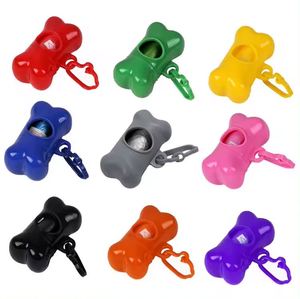 OEM LOGO Eco Friendly Poop Bag <b>Holder</b> <b>Dispenser</b> Custom Walking Dog Poop Bag <b>Dispenser</b> With Bone Shape Poop <b>Dispenser</b> - Product Image 1