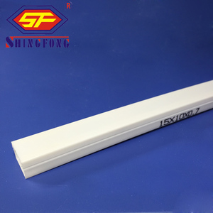 Kích Thước Lớn Trắng Nhựa Tường Vuông PVC Ống Trunking 50X50 Cho Điện Trang Trí Cáp Hider - Product Image 5