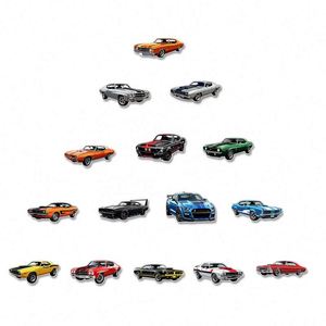 จี้รองเท้าอะคริลิคแบบรักษ์โลก ลายรถสปอร์ตคลาสสิก หลากหลายดีไซน์ สีสันสดใส ใช้ได้กับรองเท้าแบบ Clog - Product Image 5