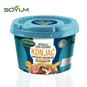 Fideos Instantáneos tipo Konjac Shirataki, producto con bajas calorías