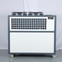 Refroidisseur industriel à faible bruit de 3 CV refroidi par air pour le refroidissement des réservoirs d'électrodéposition, de l'anodisation et du traitement des surfaces métalliques