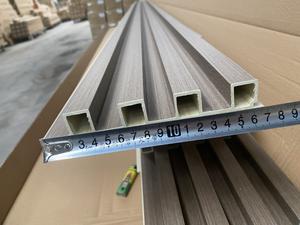 Oficinas industriales Pvc mármol estriado madera alternativa WPC Panel de pared Interior para decoración de interiores - Product Image 2