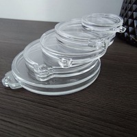 Support rond en acrylique pour médailles commémoratives avec crochet ou accrocheur