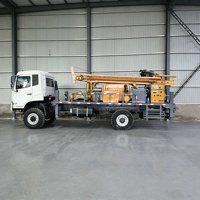 Foreuse de puits montée sur camion, entièrement hydraulique, profondeur max. 40 m, moteur diesel mobile, pompe rotative