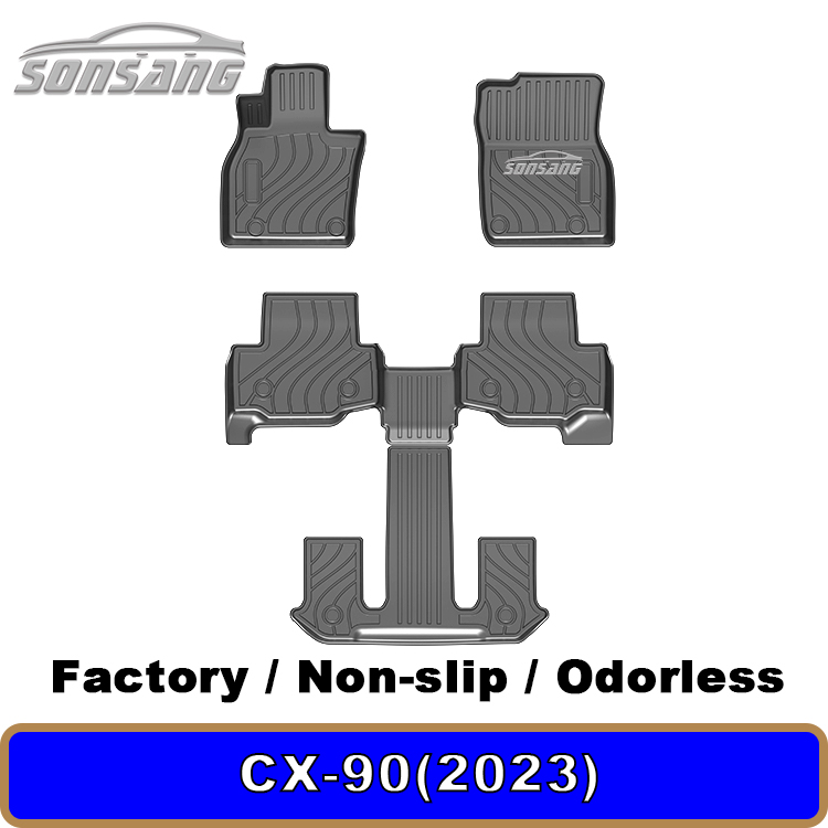 Pour Mazda CX-90 2023-2024 6 sièges tapis de voiture