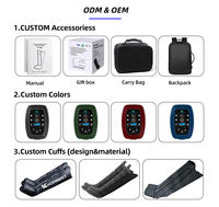 Bottes de compression d'air pour tissus profonds à 6 chambres, masseur de récupération des jambes avec écran tactile LCD pour les douleurs musculaires, usage domestique pour athlètes