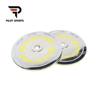 Pilot Sports Factory vente directe logo personnalisé plaques d'haltères disques de compétition plaque de poids calibrée pour bar