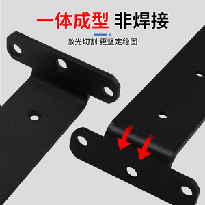 Zuogang Shelf Support <b>Bracket</b> Wall Mount L-Shaped Steel Invisible <b>Bracket</b> For Cabinet Shelf Tray - Product Image 4